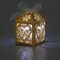 COTOPHER Laser Cut Boxes, 100pcs Thank You Gift Boxes Wedding Party Favor Boxes Lace Candy Boxes for Wedding Bridal Shower Baby Shower Birthday Party Decorations with Ribbons (2x2x2.75inch, Gold, 100)